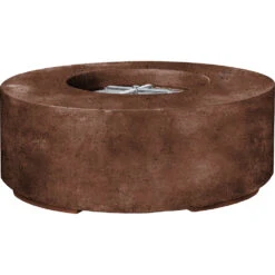 Prism Hardscapes Rotondo 48-Inch Round 65,000 BTU Propane Gas Fire Pit Table - Cafe