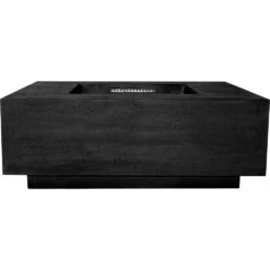 Prism Hardscapes Tavola 3 48-Inch 65,000 BTU Propane Gas Square Fire Pit Table - Ebony