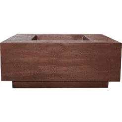 Prism Hardscapes Tavola 42 42-Inch 65,000 BTU Natural Gas Square Fire Pit Table - Cafe