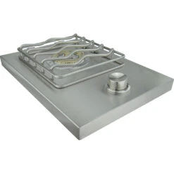 RCS 12,000 BTU Drop-In Natural Gas Single Side Burner With Stainless Steel Lid