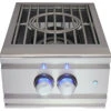 RCS Cutlass Pro Series 60,000 BTU Built-In Natural Gas Power Burner With Stainless Steel Lid