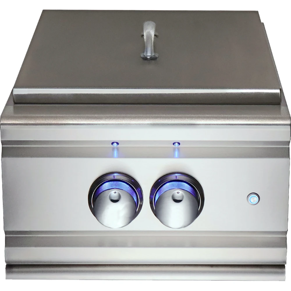 RCS Cutlass Pro Series 60,000 BTU Built-In Natural Gas Power Burner With Stainless Steel Lid 4 RCS Cutlass Pro Series 60,000 BTU Built-In Natural Gas Power Burner With Stainless Steel Lid - Image 4