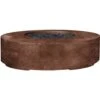 Prism Hardscapes Rotondo 80-Inch Round 125,000 BTU Natural Gas Match Lit Fire Pit Table - Cafe