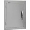 Sole Gourmet 17-Inch Stainless Steel Deluxe Raised Frame Reversible-Hinged Vertical Single Access Door