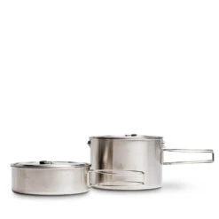 Solo Stove Stainless Steel 2 Pot Set For Camping