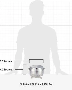 Solo Stove Stainless Steel 3 Pot Set For Camping 7 Solo Stove Stainless Steel 3 Pot Set For Camping -BBQ Haven Shop SS3POT Camping Pot Set Specs