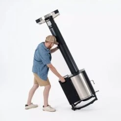 Solo Stove 72,000 BTU Pellet-Fueled Freestanding Tower Patio Heater -BBQ Haven Shop SSTower Tilt Move