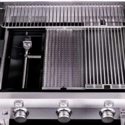 Saber Grills Cast Stainless 500 32-Inch 3-Burner Freestanding Infrared Propane Gas Grill With Single Ring Side Burner 12 Saber Grills Cast Stainless 500 32-Inch 3-Burner Freestanding Infrared Propane Gas Grill With Single Ring Side Burner -BBQ Haven Shop Saber Grills Cast Stainless 500 3 Burner Freestanding Gas Grill R50CC0317 Cooking Surface