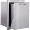 Summerset Grills 20-Inch Stainless Steel Masonry Mount Roll-Out Trash Bin Or Propane Tank Storage Drawer