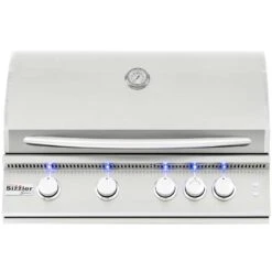 Summerset Grills Sizzler Pro 32-Inch 4-Burner Built-In Natural Gas Grill With Rear Infrared Burner -BBQ Haven Shop Summerset Grills SIZPRO32 NG Sizzler Pro 32 Inch 4 Burner Built In Natural Gas Grill with Rear Infrared Burner