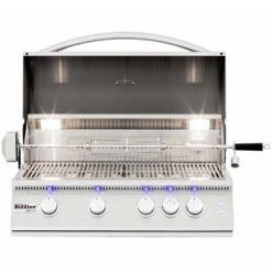 Summerset Grills Sizzler Pro 32-Inch 4-Burner Built-In Natural Gas Grill With Rear Infrared Burner