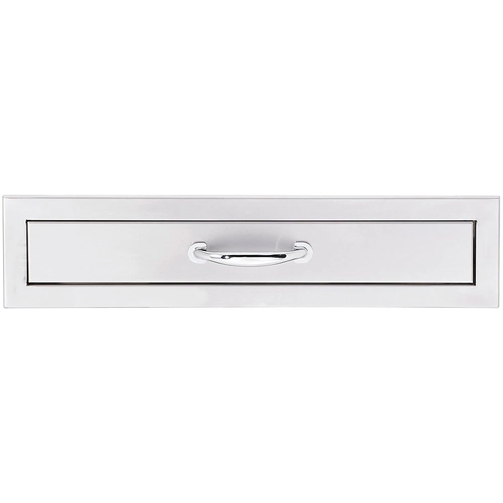 Summerset Grills 26-Inch Stainless Steel Flush Mount Slim Single Access Drawer 3 Summerset Grills 26-Inch Stainless Steel Flush Mount Slim Single Access Drawer - Image 3