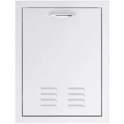 Summerset Grills 20-Inch Stainless Steel Masonry Mount Roll-Out Trash Bin Or Propane Tank Storage Drawer -BBQ Haven Shop Summerset Grills SSTD1 20M 20 Inch Stainless Steel Masonry Mount Roll Out Trash Bin or Propane Tank Storage Drawer