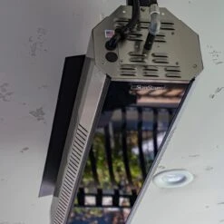 SunStar 48-Inch 35,000 BTU Marine Grade Stainless Steel Natural Gas Infrared Patio Heater With Switch, Remote, Heat Shield And Fixed Mounting Kit -BBQ Haven Shop SunStar 48 Inch 35 000 BTU Marine Grade Stainless Steel Natural Gas Infrared Patio Heater with Switch Remote Heat Shield and Fixed Mounting Kit N10 MGL0 CloseUp