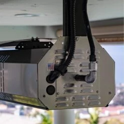 SunStar 48-Inch 35,000 BTU Marine Grade Stainless Steel Natural Gas Infrared Patio Heater With Switch, Remote, Heat Shield And Fixed Mounting Kit -BBQ Haven Shop SunStar 48 Inch 35 000 BTU Marine Grade Stainless Steel Natural Gas Infrared Patio Heater with Switch Remote Heat Shield and Fixed Mounting Kit N10 MGL0 Detail