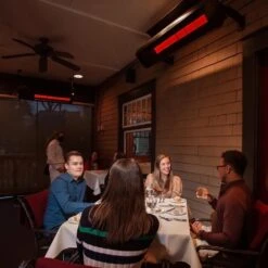 SunStar 48-Inch 35,000 BTU Natural Gas Infrared Patio Heater With Switch, Remote, Heat Shield And Fixed Mounting Kit 12 SunStar 48-Inch 35,000 BTU Natural Gas Infrared Patio Heater With Switch, Remote, Heat Shield And Fixed Mounting Kit -BBQ Haven Shop SunStar 48 Inch 35 000 BTU Natural Gas Infrared Patio Heater with Switch Remote Heat Shield and Fixed Mounting Kit N10 SGL0 Lifestyle