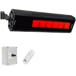 SunStar 48-Inch 50,000 BTU Propane Gas Infrared Patio Heater With Switch, Remote And Adjustable Mounting Kit