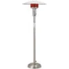 Sunglo 50,000 BTU Natural Gas Portable Post-Mount Patio Heater - Stainless Steel