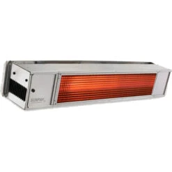 Sunpak S25 48-Inch 25,000 BTU Natural Gas Infrared Patio Heater - Stainless Steel -BBQ Haven Shop Sunpak 48 Inch 25000 BTU Natural Gas Infrared Patio Heater Stainless Steel S25 S NAT