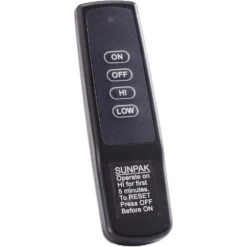 Sunpak TSR 48-Inch 34,000 BTU Natural Gas Two-Stage Infrared Patio Heater With Remote - Stainless Steel -BBQ Haven Shop Sunpak TSR 48 Inch 34000 BTU Natural Gas Two Stage Infrared Patio Heater with Remote Stainless Steel S34 S TSR NAT Wireless Remote