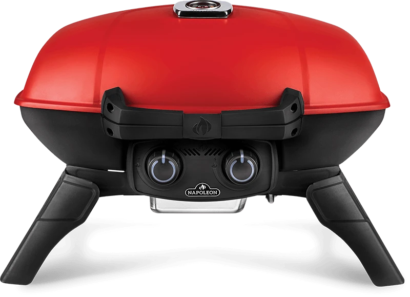 Napoleon TravelQ 285 Portable Propane Gas Grill With Griddle - Red 3 Napoleon TravelQ 285 Portable Propane Gas Grill With Griddle - Red - Image 3