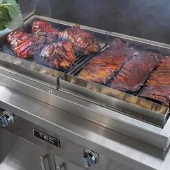TEC Grills Stainless Steel Gator Rack + Chip Corrals For 44-Inch Patio FR & Sterling Patio FR Grills