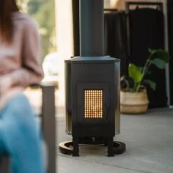 Solo Stove 72,000 BTU Pellet-Fueled Freestanding Tower Patio Heater -BBQ Haven Shop Tower Patio Heater Fall Launch 2 12