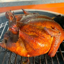 Turbo Trusser For Whole Chicken - Truss Poultry In Ovens, BBQ Smokers, BBQ Grills, Roasters, Rotisserie Kits, And Deep Fryers -BBQ Haven Shop Turbo Trusser for Whole Chicken Truss Poultry in Ovens BBQ Smokers BBQ Grills Roasters Rotisserie Kits and Deep Fryers Lifestyle 2