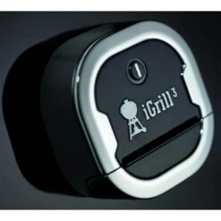 Weber Grills IGrill 3 Wireless Bluetooth Smart Connection Grill Thermometer With 2 Pro-Meat Probes For Genesis II Gas Grills -BBQ Haven Shop Weber 7204 iGrill 2 bluetooth smart thermometer Angled view