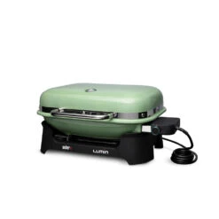 Weber Grills Lumin 2000 26-Inch 120V Portable Electric Grill - Light Green -BBQ Haven Shop Weber Grills Lumin 2000 26 Inch 120V Portable Electric Grill Light Green 2