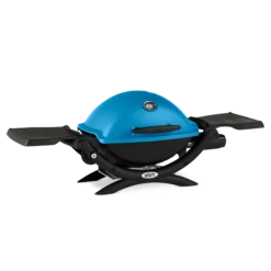 Weber Grills Q 1200 Portable Propane Gas Grill - Blue -BBQ Haven Shop Weber Grills Q 1200 Portable Propane Gas Grill Blue 51080001 Right