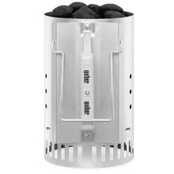 Weber Grills RapidFire Aluminized Steel Charcoal Chimney -BBQ Haven Shop Weber Grills RapidFire Aluminized Steel Charcoal Chimney 7416 Front View