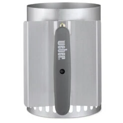 Weber Grills RapidFire Compact Aluminized Steel Charcoal Chimney -BBQ Haven Shop Weber Grills RapidFire Compact Aluminized Steel Charcoal Chimney 7447 Front View