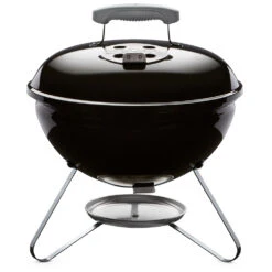 Weber Grills Smokey Joe 14-Inch Portable Charcoal Grill - Black -BBQ Haven Shop Weber Grills Smokey Joe 14 Inch Portable Charcoal Grill Black 10020 Front View