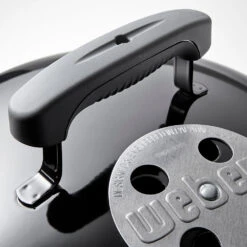 Weber Grills Smokey Joe Premium 14-Inch Portable Charcoal Grill - Slate Blue -BBQ Haven Shop Weber Grills Smokey Joe 14 Inch Portable Charcoal Grill Black 10020 Vent and Handle