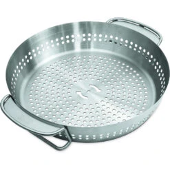 Weber Grills Stainless Steel Poultry Roaster -BBQ Haven Shop Weber Poultry Roaster 8838 holder removed