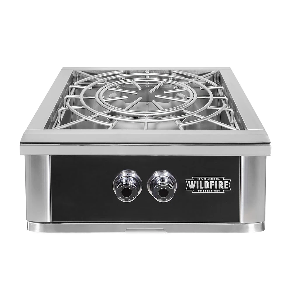 Wildfire Ranch Pro 60,000 BTU Black 304 Stainless Steel Built-In Propane Gas Power Burner 1 Wildfire Ranch Pro 60,000 BTU Black 304 Stainless Steel Built-In Propane Gas Power Burner