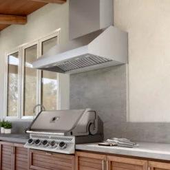 Zephyr Cypress 36-Inch Stainless Steel Outdoor Vent Hood - 1200 CFM 7 Zephyr Cypress 36-Inch Stainless Steel Outdoor Vent Hood - 1200 CFM -BBQ Haven Shop Zephyr Cypress 36 Inch Stainless Steel Outdoor Vent Hood 1200 CFM Lifestyle Under