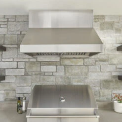 Zephyr Cypress 48-Inch Stainless Steel Outdoor Vent Hood - 1200 CFM -BBQ Haven Shop Zephyr Cypress Stainless Steel Outdoor Vent Hood 1200 CFM Lifestyle