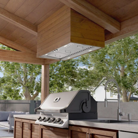 Zephyr Spruce 34-Inch Stainless Steel Outdoor Vent Hood Insert - 1200 CFM 3 Zephyr Spruce 34-Inch Stainless Steel Outdoor Vent Hood Insert - 1200 CFM - Image 3