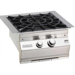 Fire Magic Aurora 60,000 BTU Built-In Natural Gas Power Burner With Porcelain Coated Cast Iron Grid