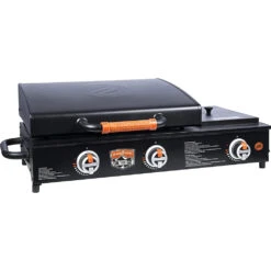 Blackstone Griddle On The Go 22-Inch 2-Burner Tabletop Propane Gas Commercial Style Flat Top Griddle Rangetop Combo With Hood 7 Blackstone Griddle On The Go 22-Inch 2-Burner Tabletop Propane Gas Commercial Style Flat Top Griddle Rangetop Combo With Hood -BBQ Haven Shop blackstone 1860 hood closed