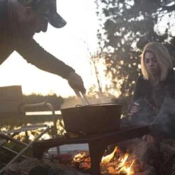 Camp Chef 16-Inch Pre-Seasoned Cast Iron Classic Standard Dutch Oven - 10 Quart -BBQ Haven Shop do14 backcountry 8