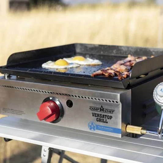 Camp Chef VersaTop 14-Inch Portable Flat Top Propane Gas Grill System With Griddle 2 Camp Chef VersaTop 14-Inch Portable Flat Top Propane Gas Grill System With Griddle - Image 2