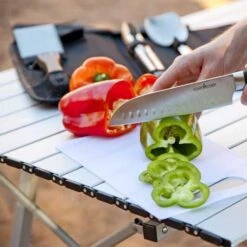 Camp Chef All-Purpose 5-Piece Stainless Steel Chef Tool Set With Case -BBQ Haven Shop kset5 1 2