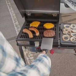 Camp Chef Stainless Steel Grooved Spatula -BBQ Haven Shop spg60c spgr tailgate